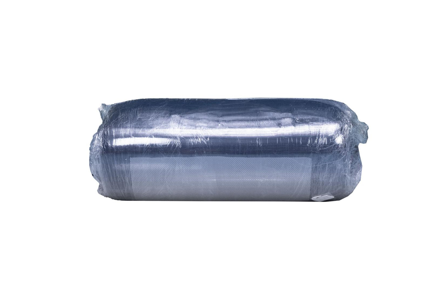 Black Teddy Sofa Bed compressed and rolled for shipping